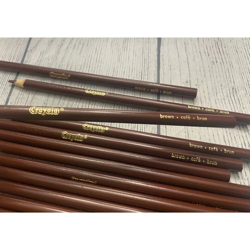 NEW! Twenty Brown Crayola Colored Pencils